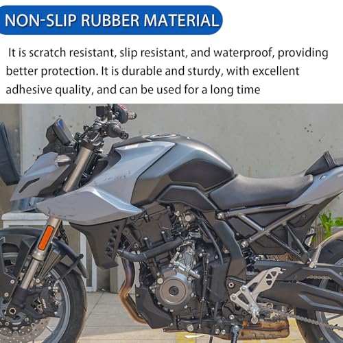 Midimttop Motorcycle Side Center Non-slip Fuel Tank pad Traction Pad Gas Knee Grip Protective Decal Gas Knee Grip Traction Pad fit for SU&ZU&KI GSX-8R GSX-8S GSX8R GSX8S 2023-2025 - Image 2