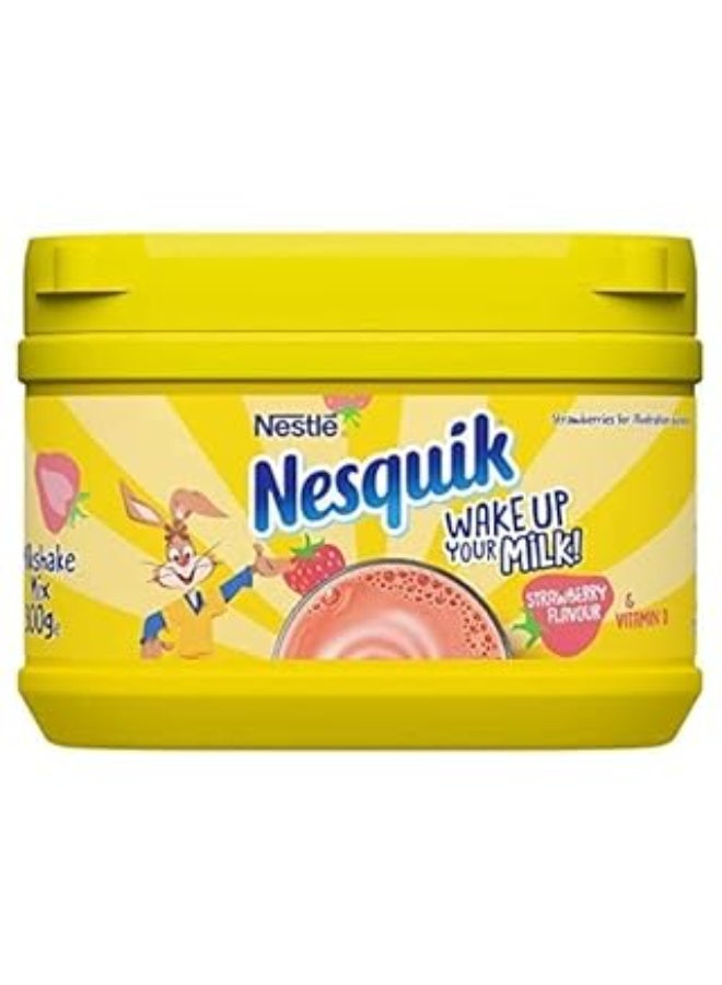 Nestle Nesquik Milk Shake Mix Strawberry Flavour 300g - Image 1