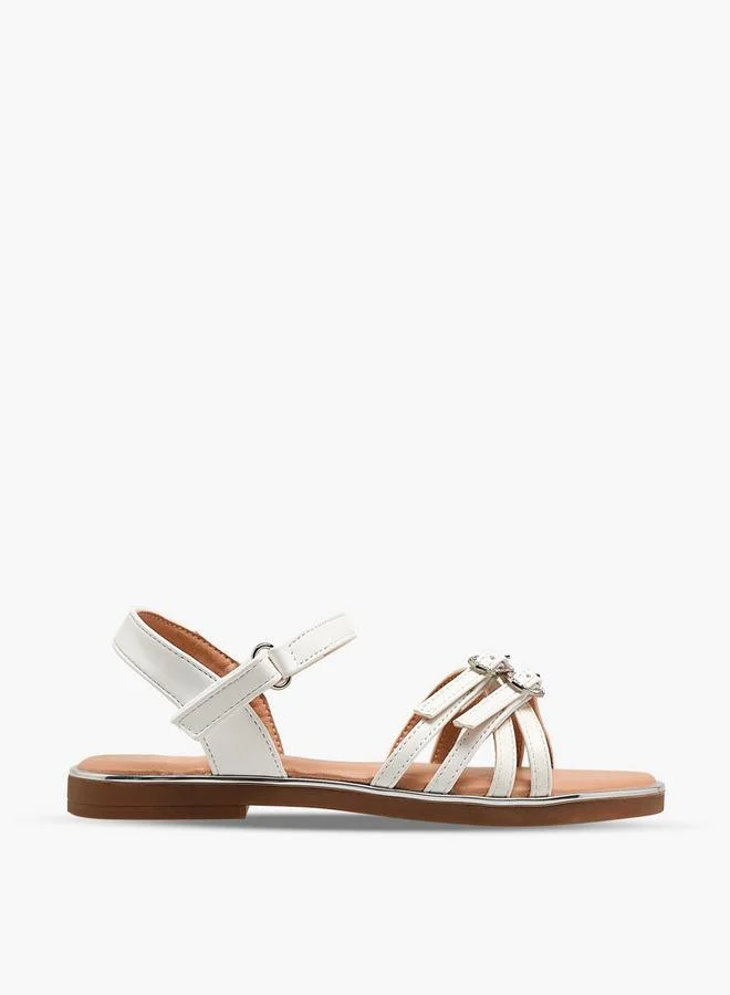 فلورا بيلا من شو إكسبرس Flora Bella Girls Embellished Buckle Detail Sandals