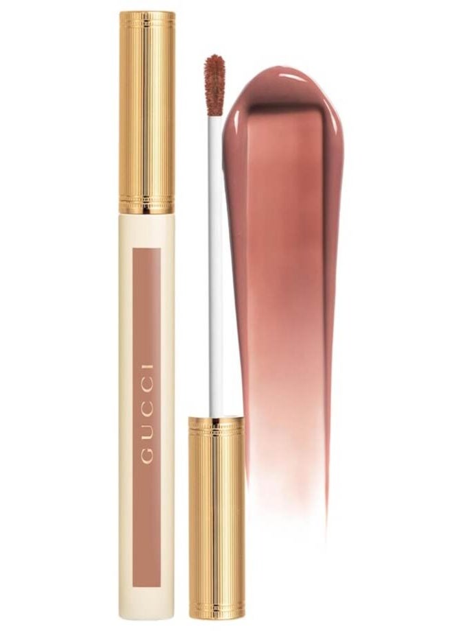 غوتشي مُلوّن الشفاه GUCCI Glow Oil-In-Water Tint (سعة 6.5 مل) – درجة 226 (Emma Rosedust) – أحمر شفاه سائل مرطّب بلمسة لامعة وتألق مشرق. - Image 1