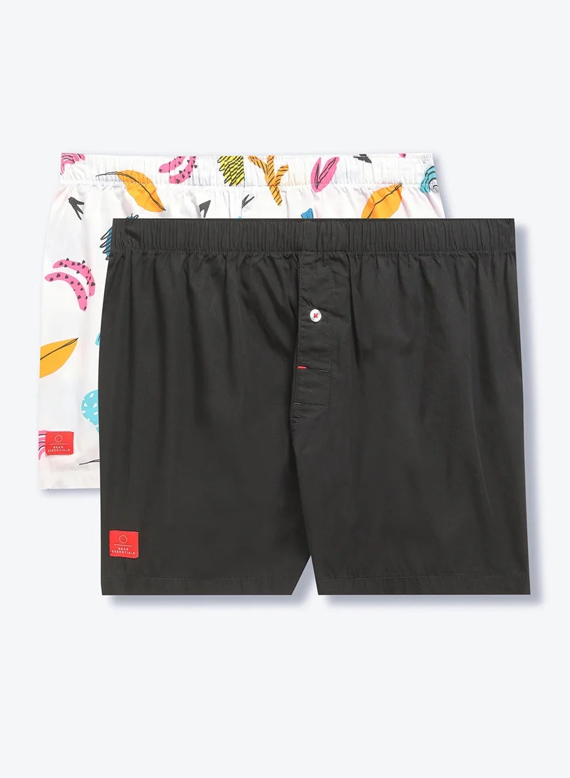 THE BEAR HOUSE Mens Cotton Boxers Multipack Soft Breathable Underwear for Men Loose Fit Comfortable Boxer Shorts for Daily Wear