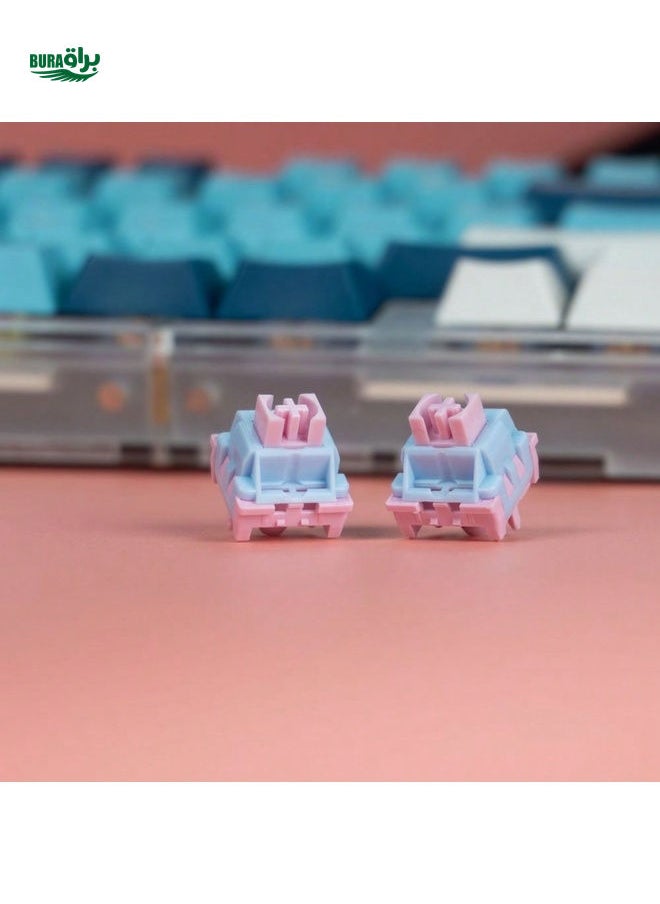 BURAQ - Philikey Mechanical Keyboard Switch Shaft, Linear Trigger, Quick Switch Shaft, Single Tone Bottom Contact, Suitable For Electronic Sports Games, Fast Trigger Speed, Fast Mileage, Noise Reduction, Bottom Contact Sound, Suitable For Players In Need. 40G, 35Pcs/90Pcs/110Pcs, Switch Shaft Body Is A Pentagonal Shaft With A 5-Pin Base, This Product Packaging Includes A Shaft Puller - Image 1