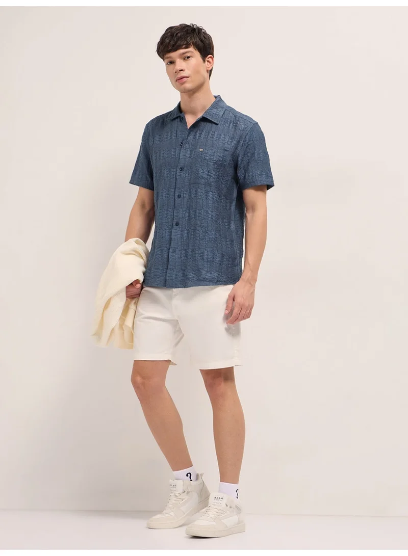 THE BEAR HOUSE  Men’s Classic Short Sleeve Casual Shirt – Lightweight, Breathable, and Designed for a Smart Yet Easygoing Look All Day Long for Men | Best Price UAE