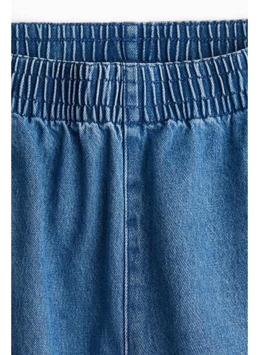 H&M Pull-On Denim Trousers