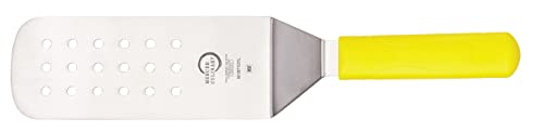 Mercer Culinary Mercer Culinary Millennia Perforated Turner 8 Inch x 3 Inch Blade Yellow Handle 