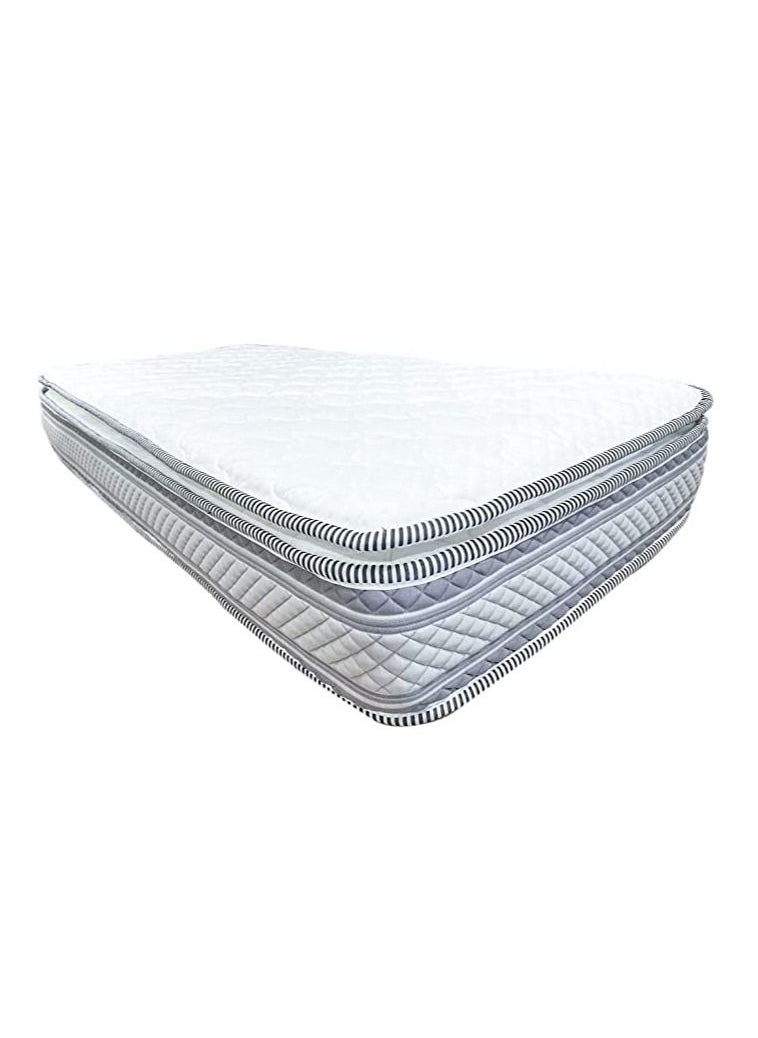 R2R FURNITURE R2R FURNITURE Memory Foam And Innerspring Hybrid Medium Feel Mattress Double -120 X 200 Cm 