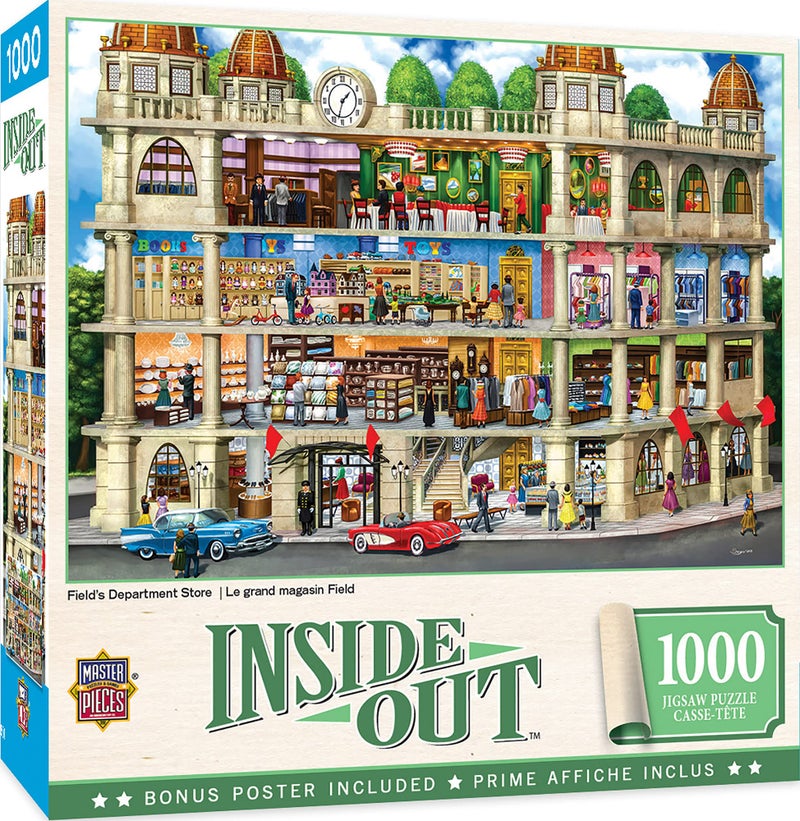 MasterPieces 1000 Piece Jigsaw Puzzle For Adults, Family, Or Youth - Fields Department Store - 19.25"x26.75" - Image 1