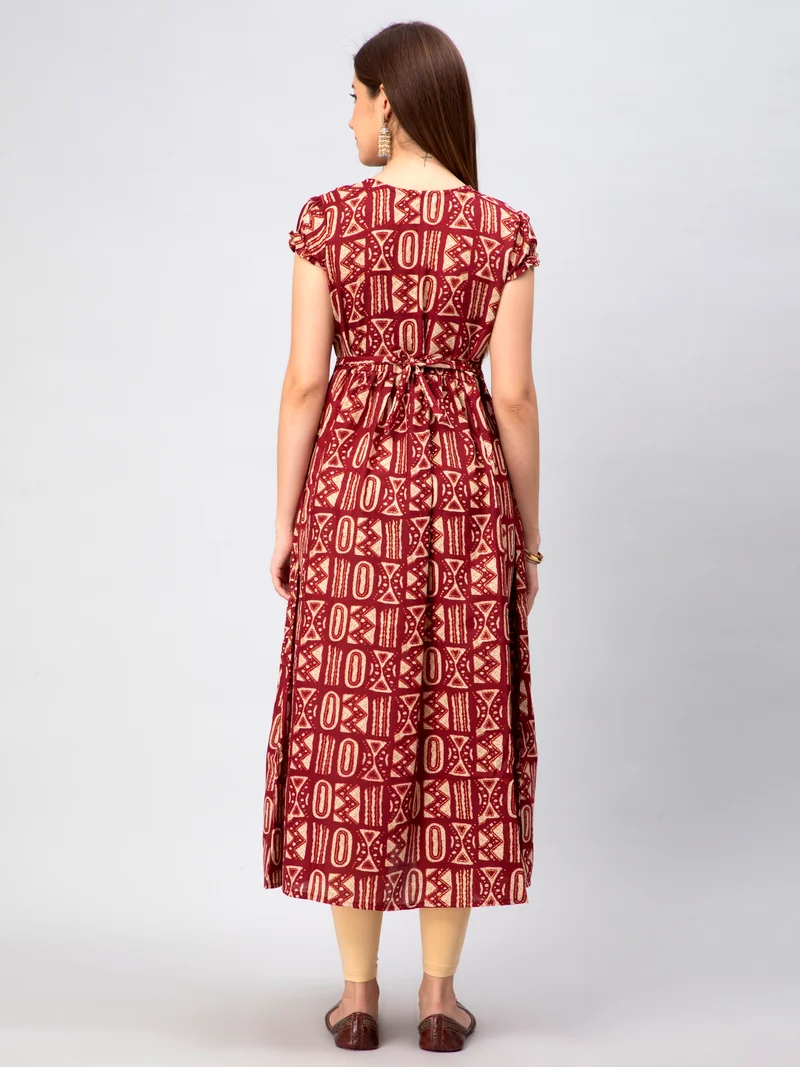 أوروبا الوسطى والشرقية 18 كيرتي حمل قطن رايون بتصميم - مع سحابات للرضاعة للنساء