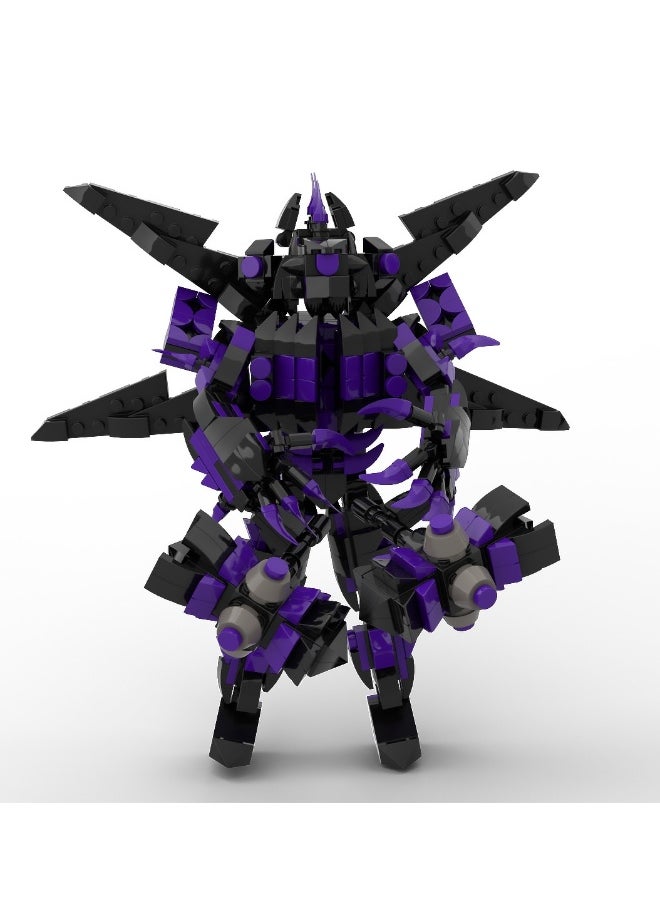 Skibidi Toilet Man Toy Building Blocks 568 Pcs Thunderbolt Double Hammer Purple Monitoring King Toy Ideas Toys Battle Horror Game Model Ideas Toys Gifts for Adult u0026 Kids  - Image 2
