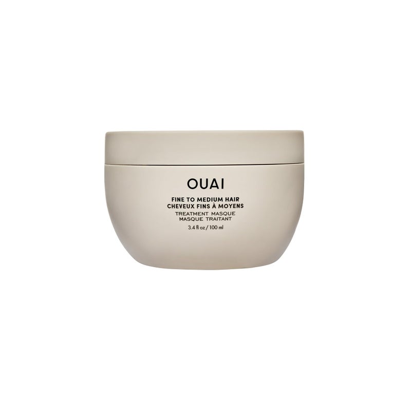 OUAI Fine to Medium Hair Treatment Masque - Mask for Hair Repair, Hydration and Shine - With Shea Butter, Keratin and Panthenol - Paraben, Phthalate and Sulfate Free (3.4 Oz) - Image 1