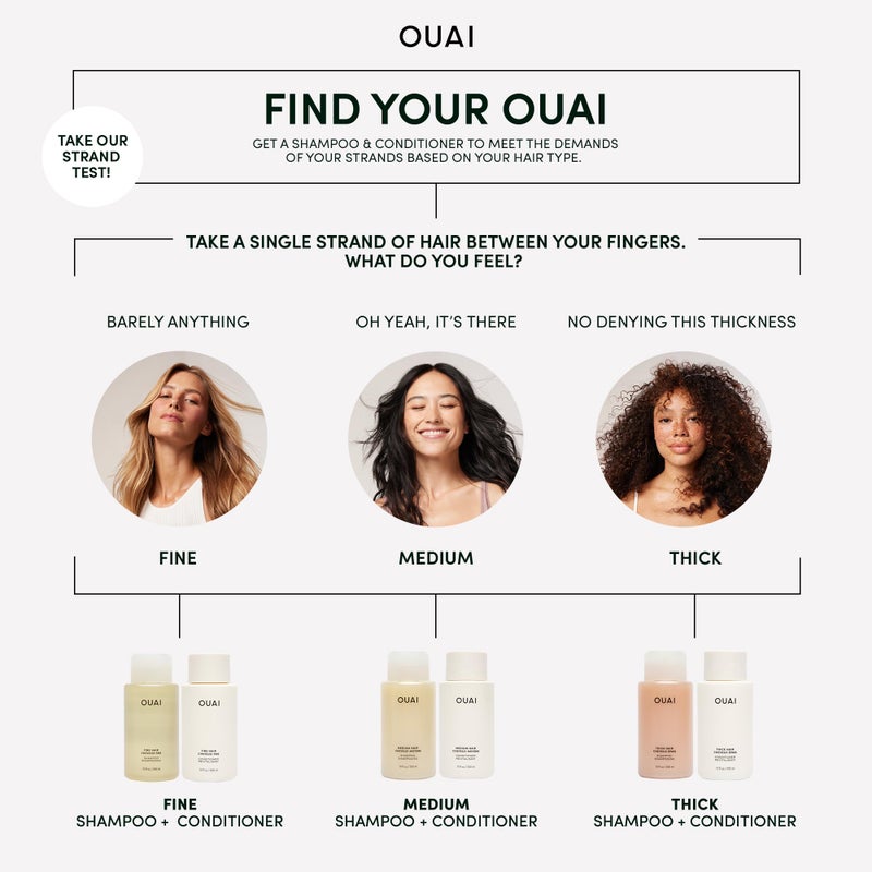 OUAI Fine to Medium Hair Treatment Masque - Mask for Hair Repair, Hydration and Shine - With Shea Butter, Keratin and Panthenol - Paraben, Phthalate and Sulfate Free (3.4 Oz) - Image 3