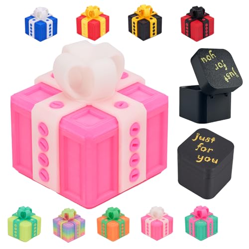 CGXRDK Annoying Gift Box with ScrewsIncludes Finger Box InsidePrank Popup Finger Fun Gag Novelty GiftGlow in The Dark ColorTakeApart Puzzle Surprise Prank Box - Image 1