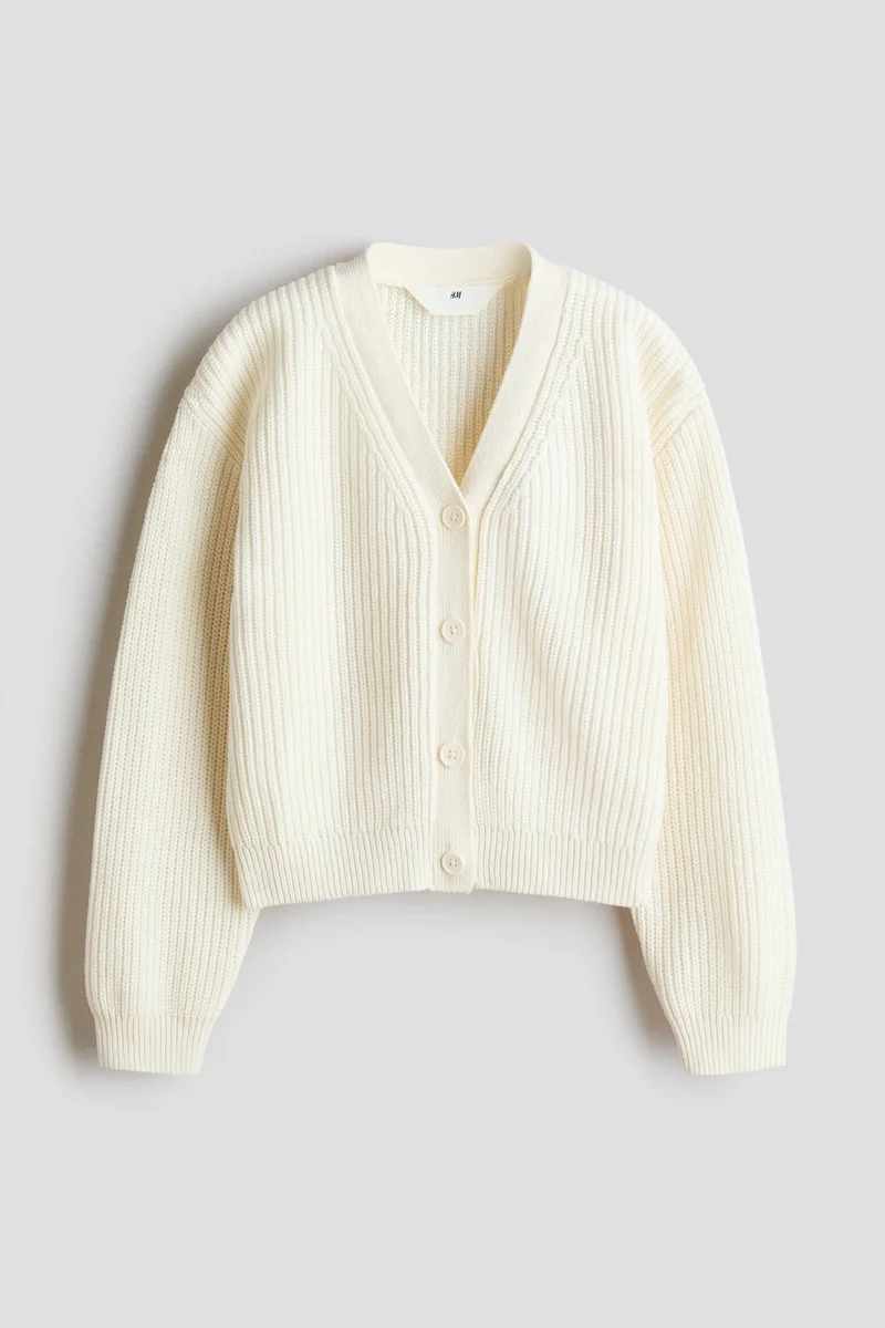 H&M Rib-knit cardigan