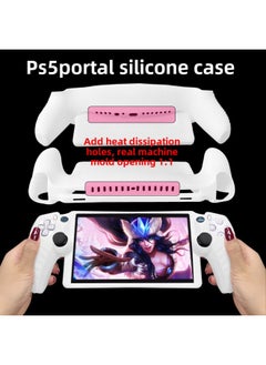 Generic Supply PS5 Portal Silicone Handheld Case PS5 Streaming Handheld Silicone Protective Case All-inclusive Silicone Protective Case-Product Color:Silver Gray-Model:ps5 Portal  - Image 4