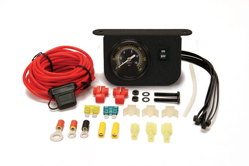 VIAIR 10061 Dash Panel Gauge Kit Black