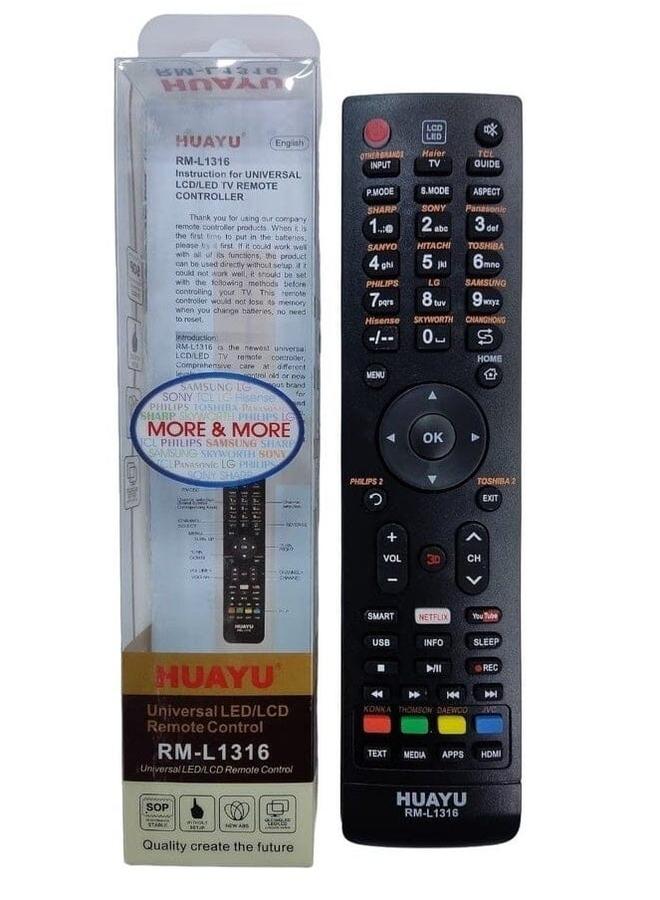 Universal Remote Control Use For Led Lcd Hd Smart Plasma Tv Nexflix Youtube