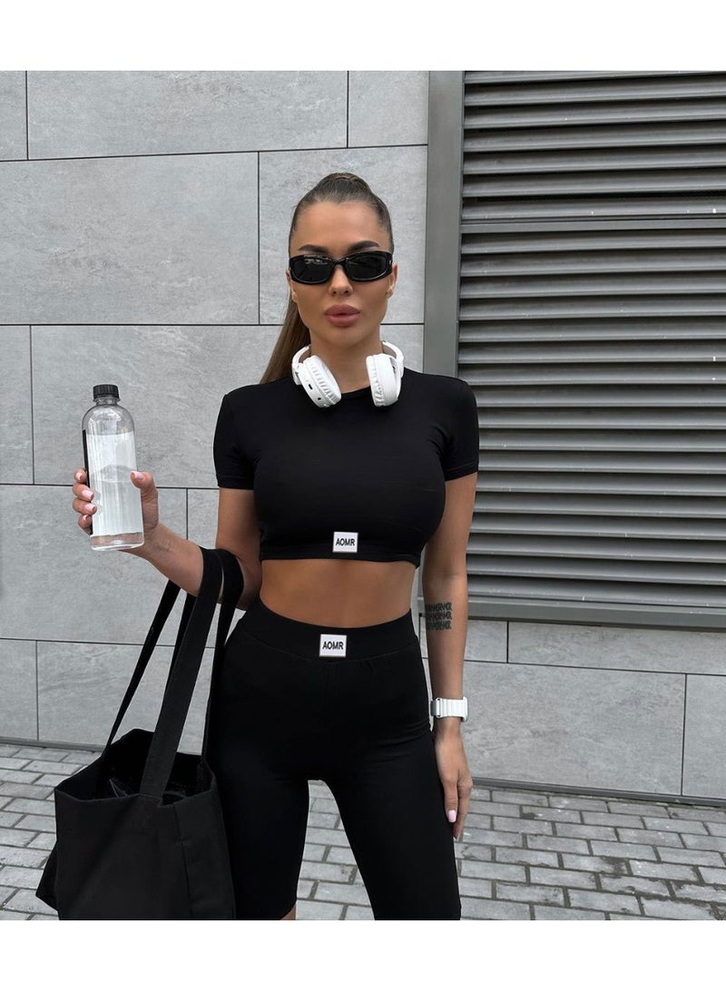 general 2025 - 2026 Solid Color Patchwork Fitness Yoga Comfort Set for Exercise - Image 3