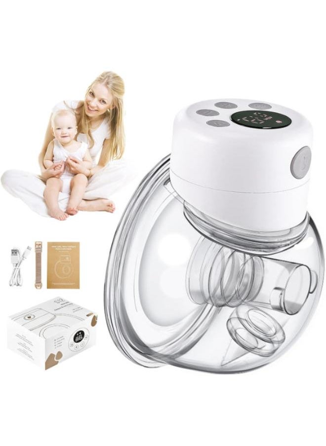 Generic O CARE Wearable Breast Pump Hands Free Breast Pump Electric ,Wireless Portable Breast Pump with LCD Display and Memory Function Ultra-Quiet Breast Pump,3 Modes & 9 Levels Adjustment,24MM Flange(FREE gift flang insert and milk bag)  - Image 1