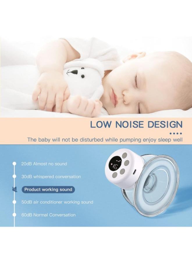 Generic O CARE Wearable Breast Pump Hands Free Breast Pump Electric ,Wireless Portable Breast Pump with LCD Display and Memory Function Ultra-Quiet Breast Pump,3 Modes & 9 Levels Adjustment,24MM Flange(FREE gift flang insert and milk bag)  - Image 5