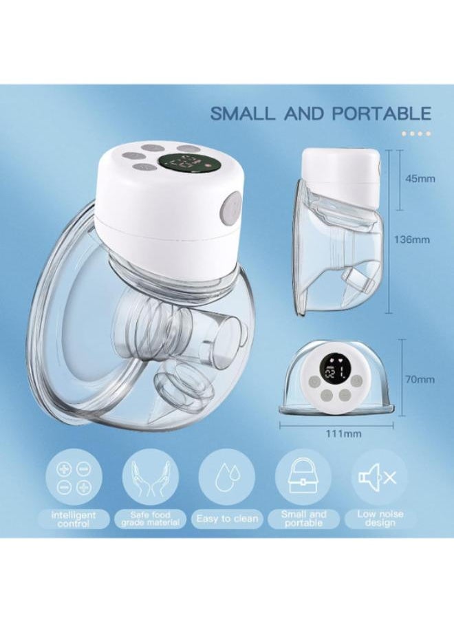Generic O CARE Wearable Breast Pump Hands Free Breast Pump Electric ,Wireless Portable Breast Pump with LCD Display and Memory Function Ultra-Quiet Breast Pump,3 Modes & 9 Levels Adjustment,24MM Flange(FREE gift flang insert and milk bag)  - Image 2