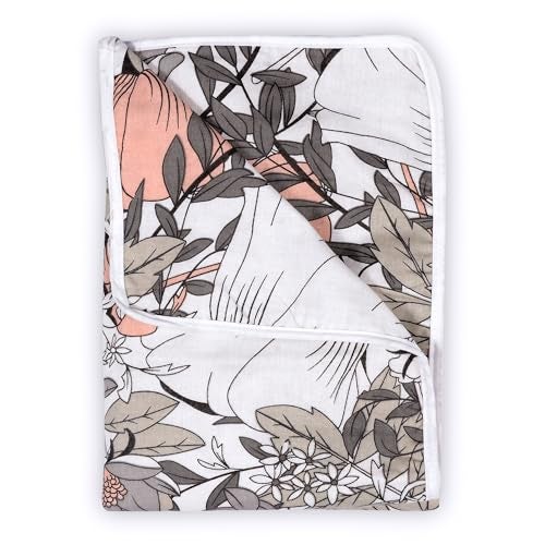 Divine Casa Floret 100% Cotton Single Kids Dohar | 120 GSM | Soft & Lightweight Throw Blanket | Cozy & Breathable Bedding | All-Season Comfort | 140 x 100 CM, Griffin - Image 1