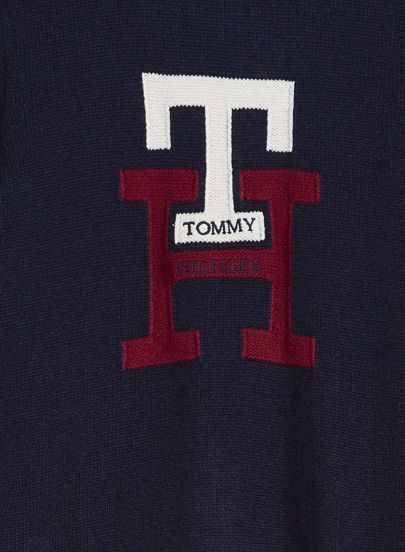 TOMMY HILFIGER Youth Bold Monogram Sweater