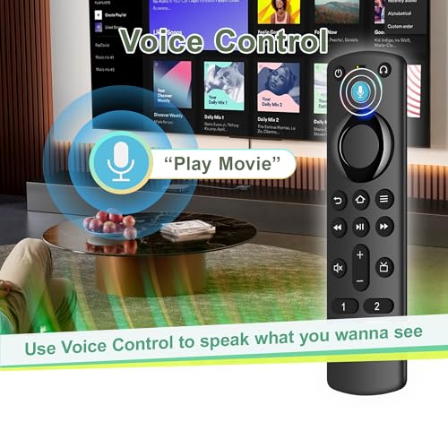 PUPINGPIG Replacement Remote Control for Fire Smart TV Stick, for TV FireStick Remote(2nd Gen/3rd Gen/4K/Lite/4K Max)/TVs Cube, for Insignia Fire Smart TV with Voice Control - Image 3