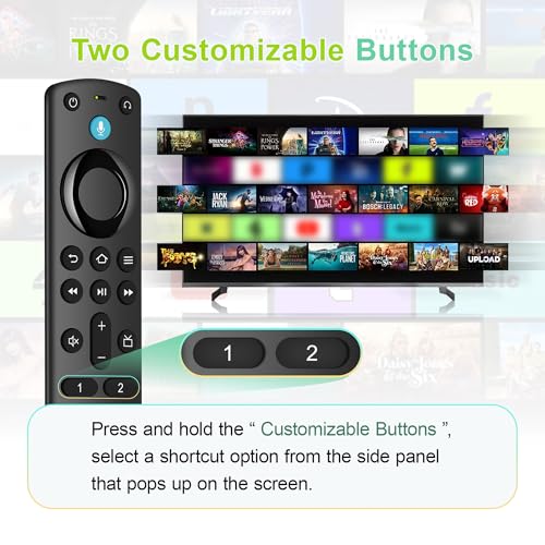 PUPINGPIG Replacement Remote Control for Fire Smart TV Stick, for TV FireStick Remote(2nd Gen/3rd Gen/4K/Lite/4K Max)/TVs Cube, for Insignia Fire Smart TV with Voice Control - Image 4