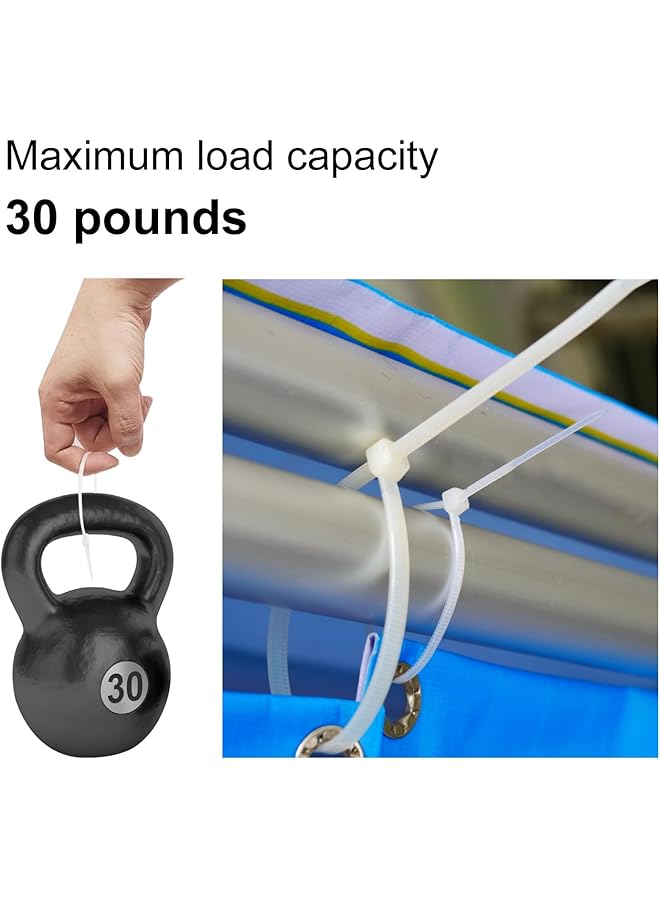 erorex Cable Ties 100 Pack Self Locking Nylon Cable Ties For Multi Use Wire Management Home Office Garden And Workshop - Image 3