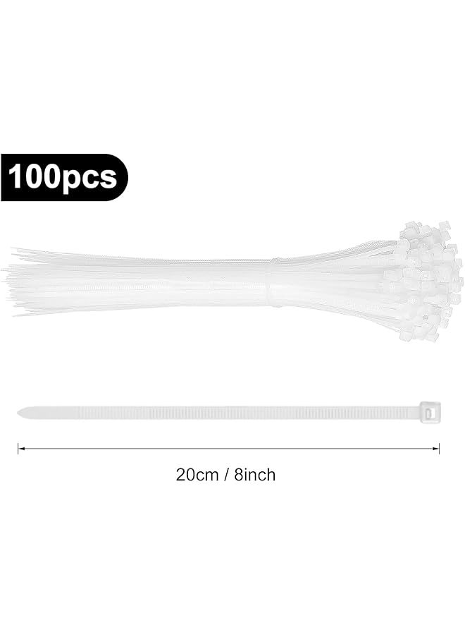 erorex Cable Ties 100 Pack Self Locking Nylon Cable Ties For Multi Use Wire Management Home Office Garden And Workshop - Image 2