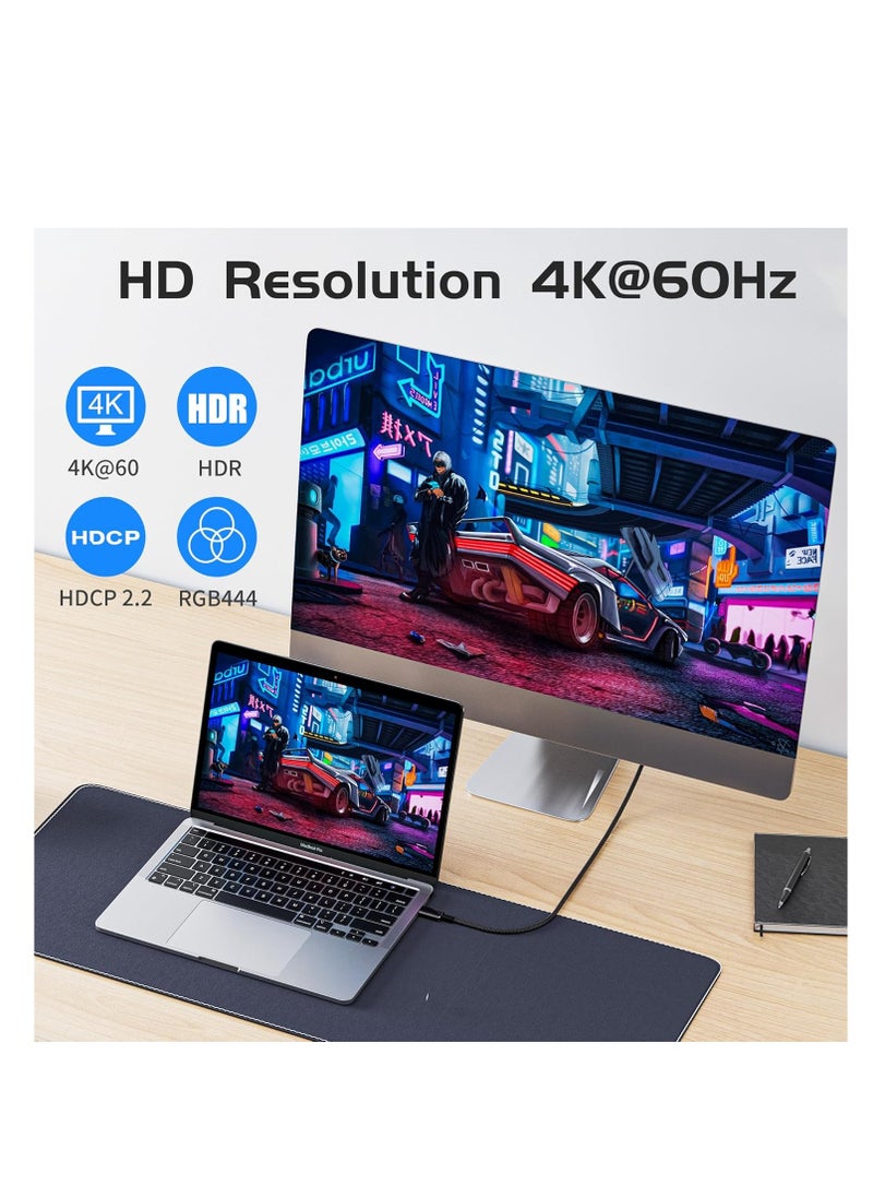 USB C to USB C Cable 10ft, Long USB C 3.2 Gen 2x2 Cable, USB C Monitor Cable 4K, 20Gbps Data Transfer 100W Fast Charging, Compatible with Oculus Quest, MacBook Pro, Acer, Dell, HP, Portable Monitor