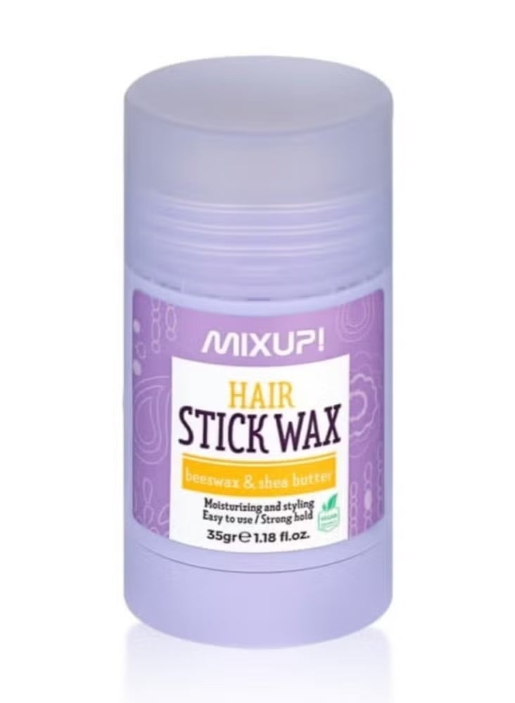 ميكس اب  عصا شمع للشعر بالشمع والزبدة 35 جرام