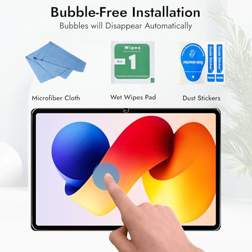 Robustrion Tempered Glass for Redmi Pad 2 Pro 12.1 inch [2026] / Redmi Pad Pro 12.1 inch [2024] Tablet Full Screen Protector Guard - 1 Pack - Image 4