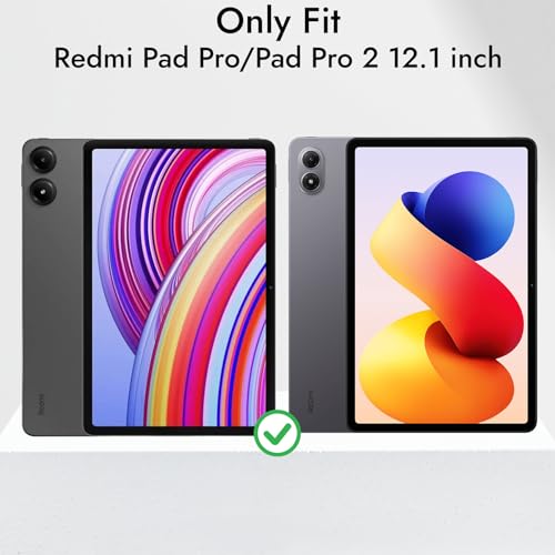 Robustrion Tempered Glass for Redmi Pad 2 Pro 12.1 inch [2026] / Redmi Pad Pro 12.1 inch [2024] Tablet Full Screen Protector Guard - 1 Pack - Image 2