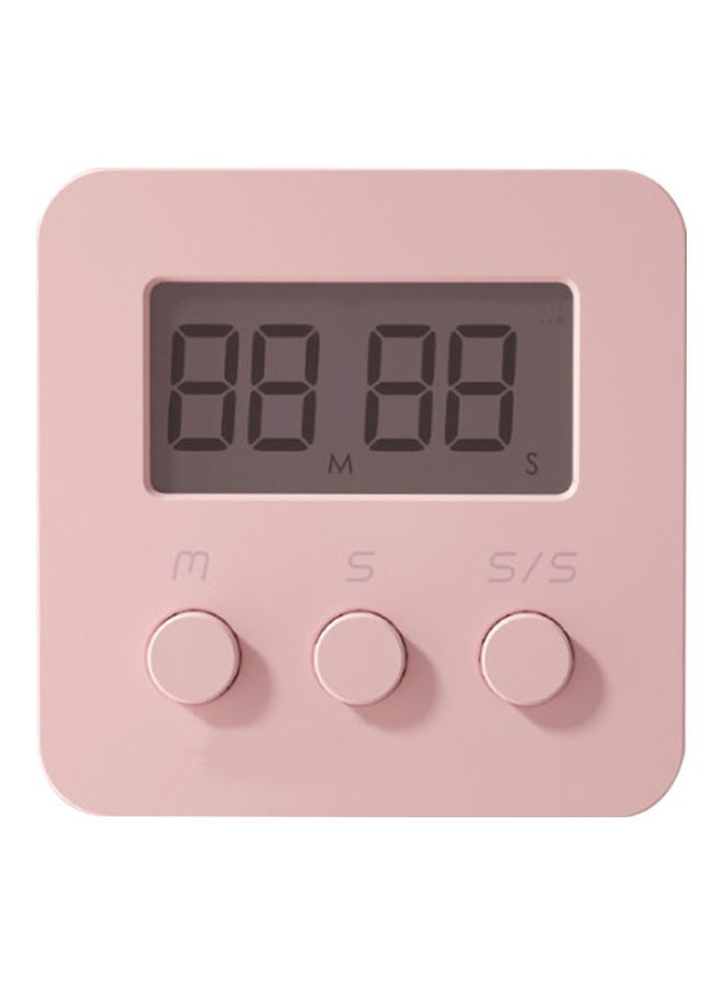 Generic Mini Electronic Timer Clock Pink  - Image 1