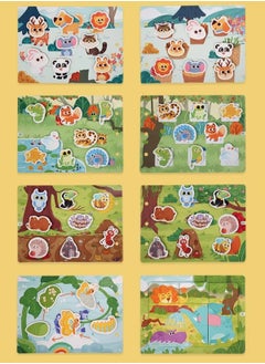 Generic Early Children Educational Book for Children, Stickers Board, Animal & Numbers Matching, Verbal Awareness and Mastery of Words for Their General Knowledge, Preschool Educational Toy for Boys and Girls 1-5 Years  - Image 2