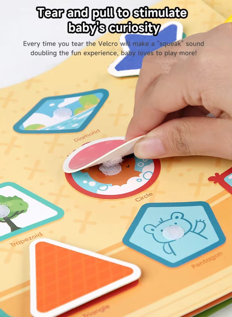 Early Children Educational Book for Children, Stickers Board, Animal & Numbers Matching, Verbal Awareness and Mastery of Words for Their General Knowledge, Preschool Educational Toy for Boys and Girls 1-5 Years - Image 5