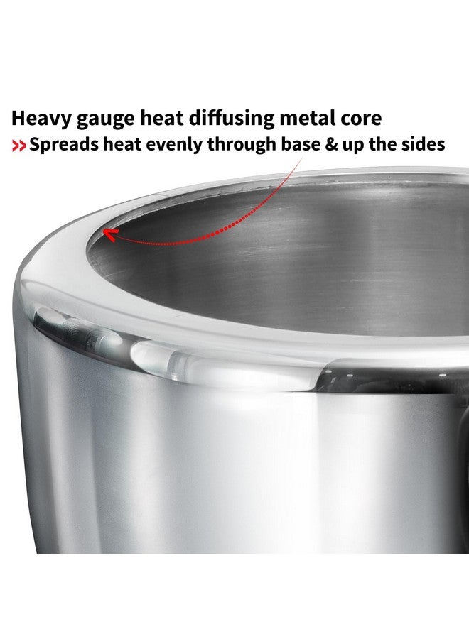 Hawkins 4.5 Litre Triply Stainless Steel Pressure Cooker, Inner Lid Cooker, Silver (Hsst45) - Image 5