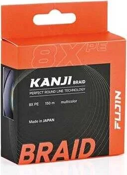 FUJIN Kanji 8x 150MT Multi Color Pe Line 0.185MM