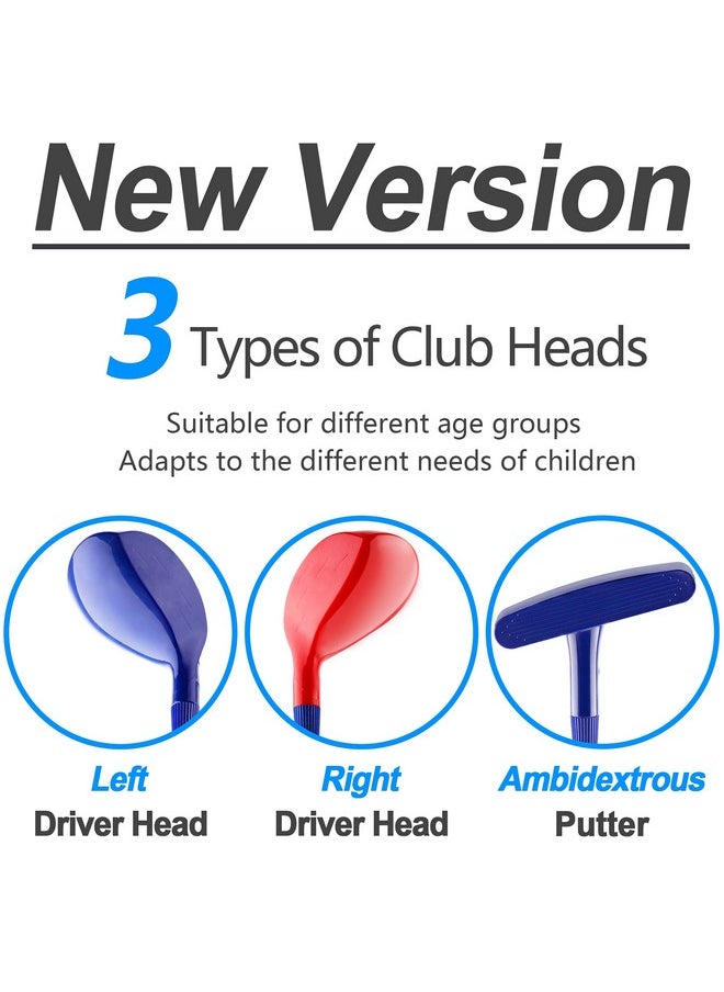 iPlay, iLearn iPlay, iLearn Kids Blue Golf Toy Set W/Left & Right Club Head, Boy Outdoor Sport Toy Age 3-5, Toddler Indoor Golf Ball Game, Child Active Exercise Yard Play, Birthday Gifts for 4 6 7 8 Year Olds Girl  - Image 2