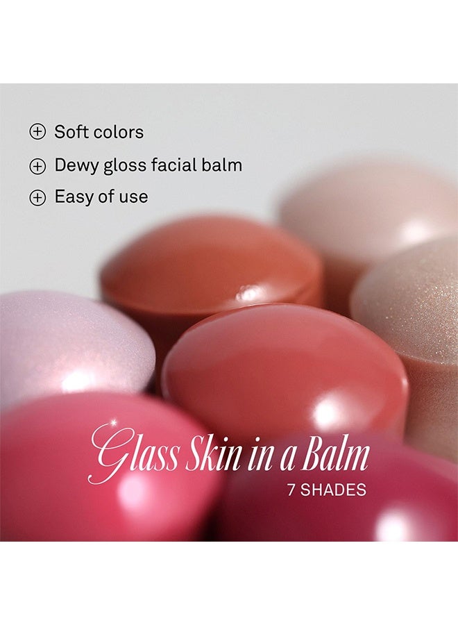 HINCE True Dimension Radiance Balm, Natural Shimmer Face Highlighter With Transparent Tones To Brighten Skin, Ultra - Slim Texture, A Multi - Use Makeup Stick For Blush And Eyeshadow, 5g (Light) - Image 4