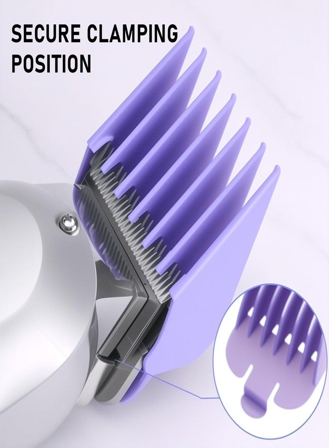 Pdtwq Compatible with Wahl Clipper Guards Set,10Pack Professional Hair Clipper Guards Fits for Most Wahl Clippers,Multi Color Coded Clippers Guide Comb,Cutting Length From 1/16'' to 1''. - Image 2