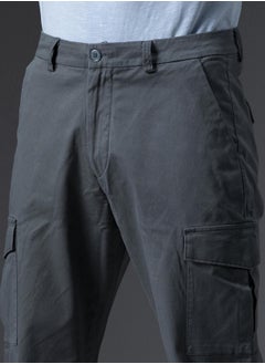 HIGH STAR Men Charcoal Trousers  - Image 2