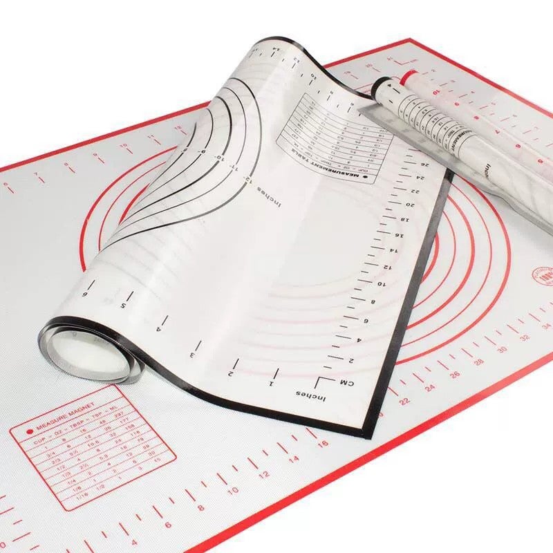 Platinum Silicone Dough Kneading Mat Non-Slip Non-Stick High Temperature Resistant Baking Dough Rolling Mat Food Grade Silicone Dough Kneading Mat - Image 4