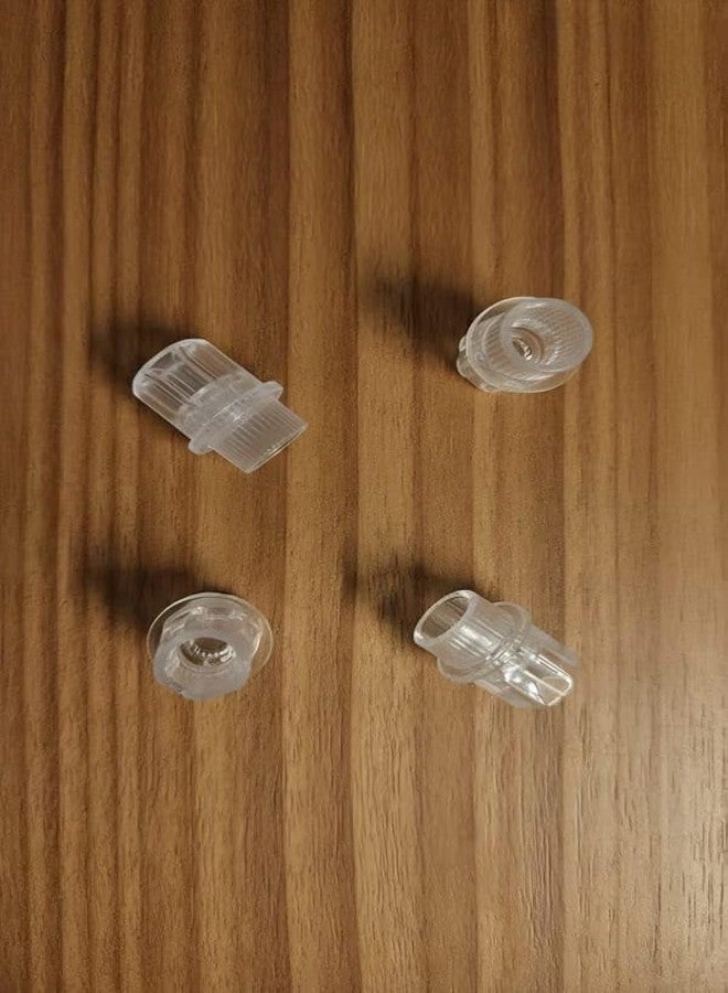 Plumbspare 40 mm Metropole Flush Valve Kit Transparent Cap & Bush Set | Compatible with Jaguar Type Toilet Flush Valve | Bathroom Plumbing Replacement Parts (5 Pcs) - Image 1