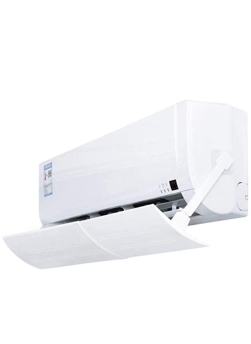 Arabest Retractable Air Conditioner Deflector, Split AC Air Conditioning Baffles, Adjustable Anti Direct Blowing Windshield Wing  - Image 1