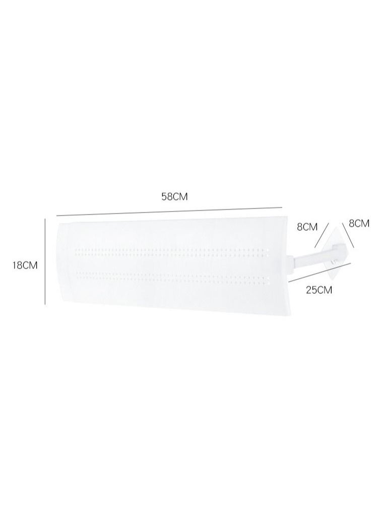 Arabest Retractable Air Conditioner Deflector, Split AC Air Conditioning Baffles, Adjustable Anti Direct Blowing Windshield Wing  - Image 2