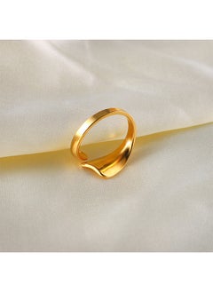 Trendy Stainless Steel Gold Plated Ring For Women One Size - pzsku/ZA2FDF25994D16279332DZ/45/_/1713145364/581e37eb-881a-46cf-a788-044f8befe813