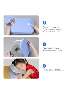 mriya MRIYA Pillow for Camping - Neck Pillow for Travelling - Travel Accessories Use While Sleeping in Airplane, Camp -Car Pillow -Small Portable Pillow for Adults & Kids Comfortable Head Rest Holder Pillow  - Image 4