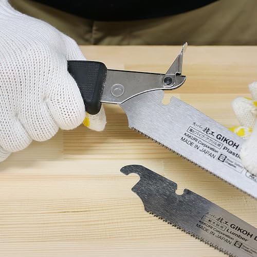 KAKURI Japanese Hand Saw [Bamboo Cutting] 8-1/4" Replacement Blade, Made in JAPAN - Image 4